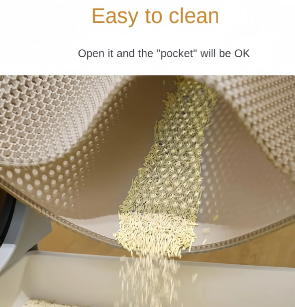 Large Size Cat Litter Mat Double Layer Waterproof Pet Litter Box Mat Non-Slip Sand Cat Pad Washable Cat Litter Mat Pet Supplies