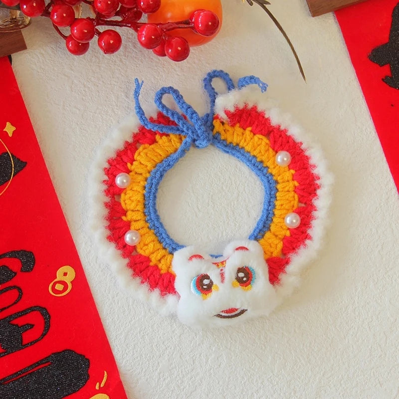 Cute Lion Mane Cat Wig Hat Pet Hat for Dogs Cats Kitten Cap 2026 New Year Party Cosplay Costume Cat Accessories Photo Props
